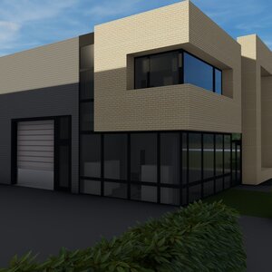 Bedrijfspand en kantoren