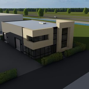 Bedrijfspand en kantoren