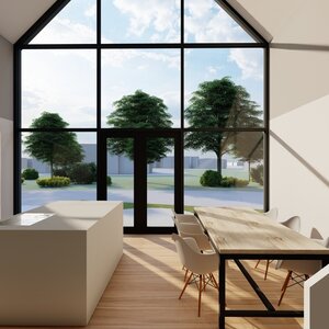 Impressie schuurwoning Flevoland