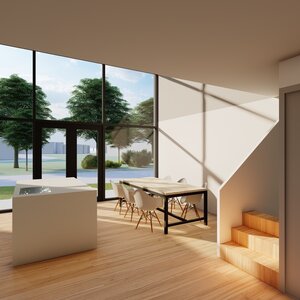 Impressie schuurwoning Flevoland